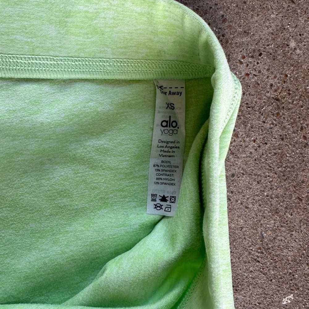 Alo Yoga High Waisted Legging in Ultramint Heather Size XS Activewear Sporty - Picture 2 of 5